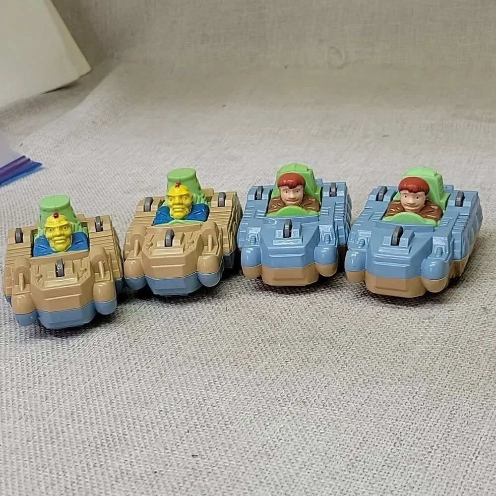 ‎Vintage Burger King Collectibles-7 Transformers Cars-1990-Captain Planet
